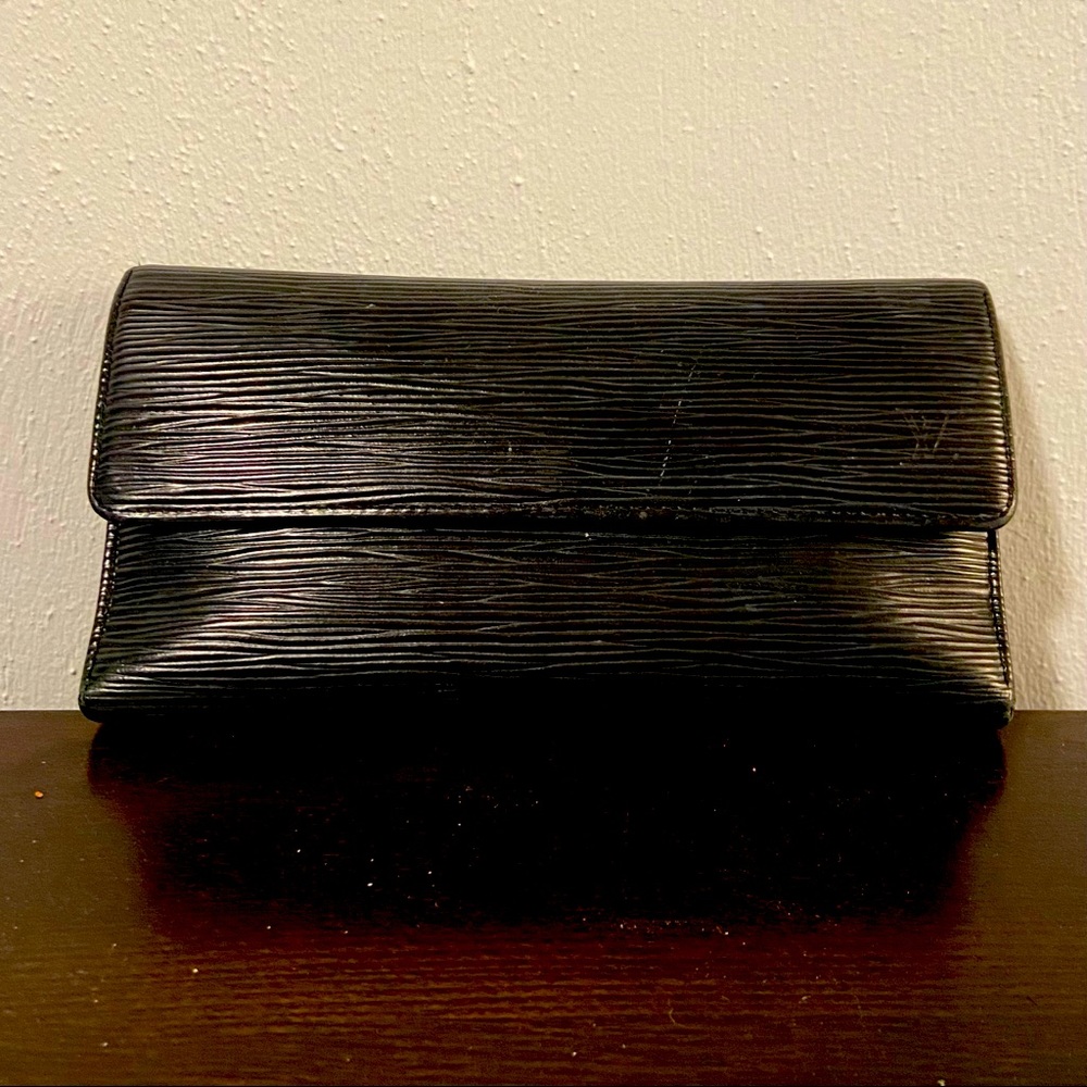 Louis Vuitton Black Epi Leather Wallet